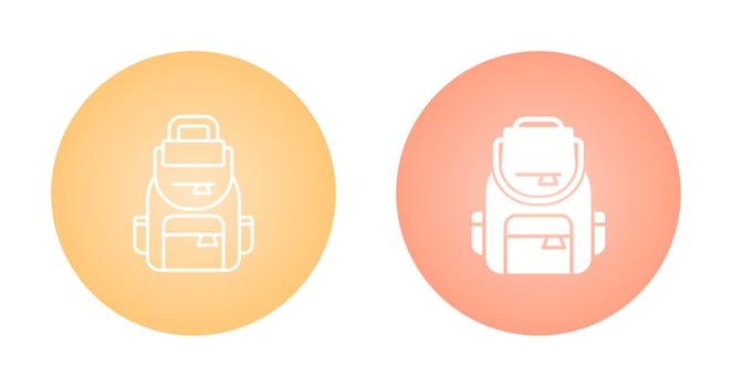Backpack Vector Icon