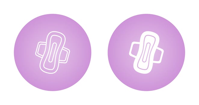 Sanitary Towel Vector Icon