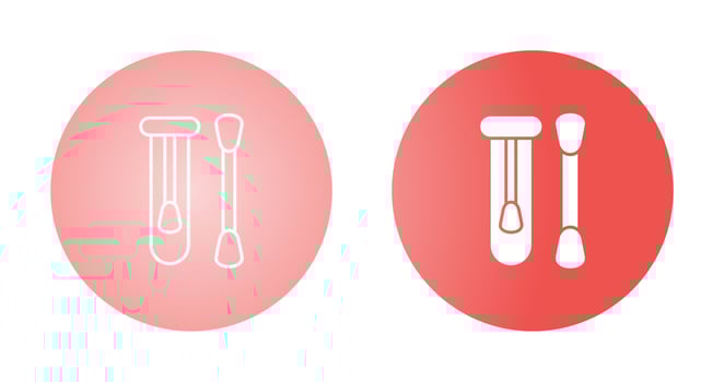 Cotton Swabs Vector Icon