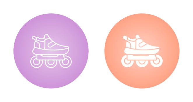 Roller Skates Vector Icon
