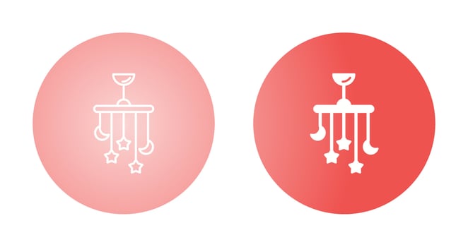 Crib Toy Vector Icon