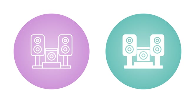 Music System Vector Icon