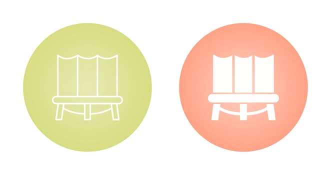 Trampoline Vector Icon