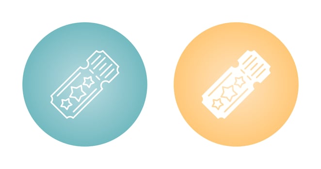Ticket Vector Icon