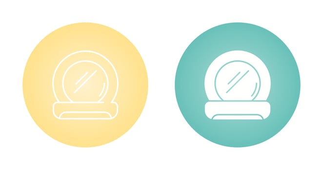 Pocket Mirror Vector Icon