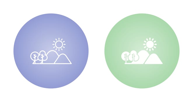 Hill Vector Icon