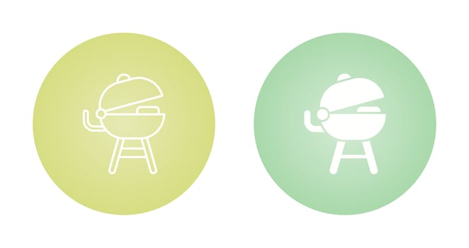 Grilled Vector Icon