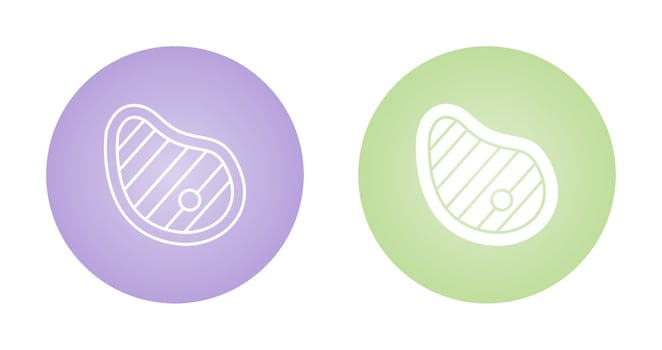 Steak Vector Icon