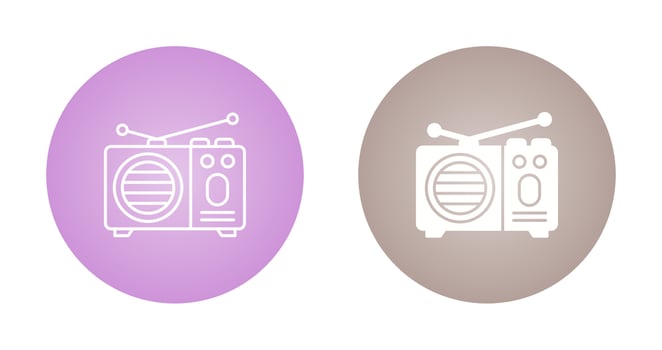 Radio Vector Icon