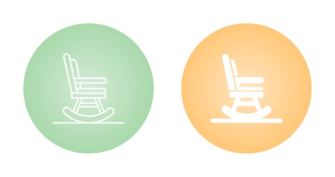 Rocking Chair Vector Icon