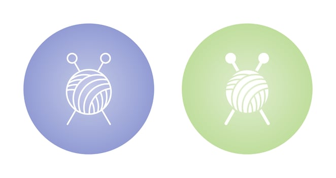 Knitting Vector Icon
