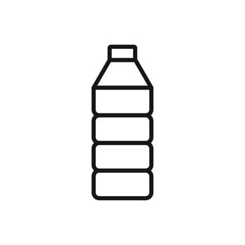 Editable Icon of Plastic Bottle, Vector illustration isolated on white background. using for Presentation, website or mobile app