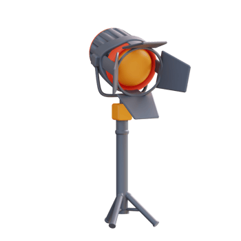 3d illustration lighting film png