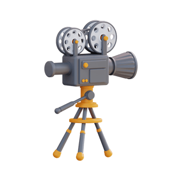3d illustration video shooting camera roll png