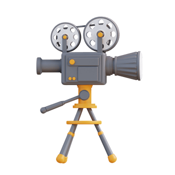 3d illustration video shooting camera roll png