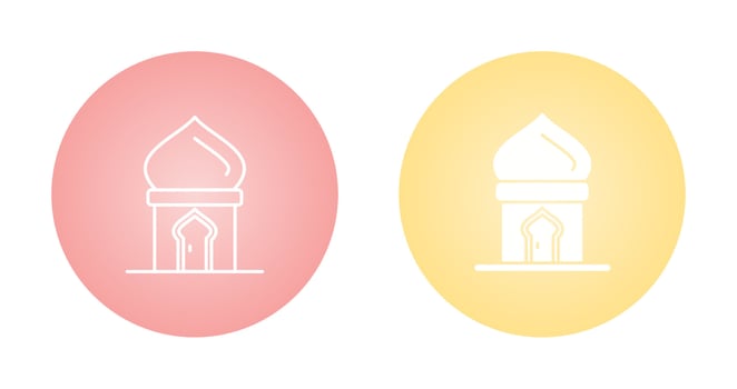 Masjid Door Vector Icon