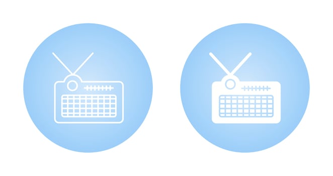 Radio Vector Icon