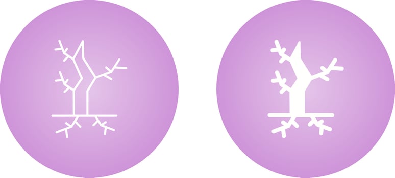 Dead Tree Vector Icon
