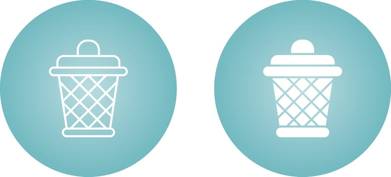 Dustbin Vector Icon