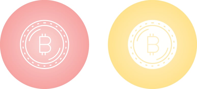 Bitcoin Currency Vector Icon
