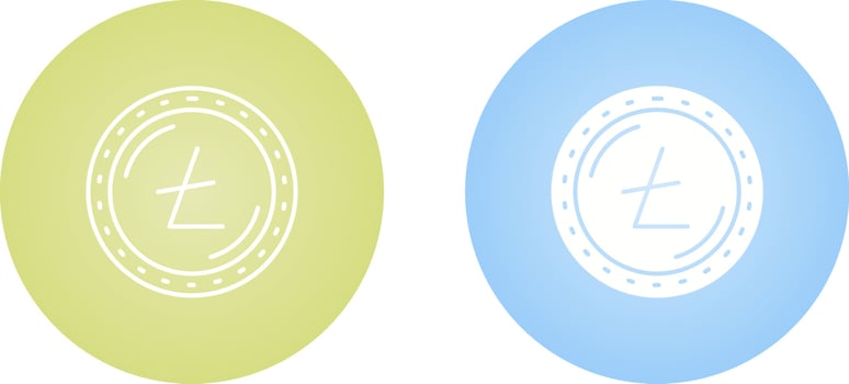 Litecoin Currency Vector Icon