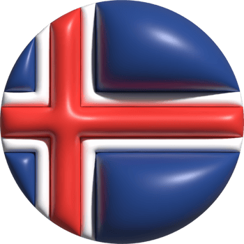Iceland flag circle 3D. png