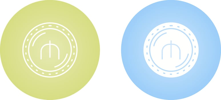 Manat Currency Vector Icon