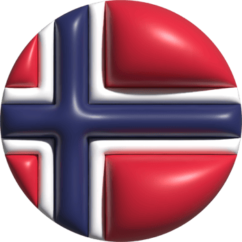 Norway flag circle 3D. png