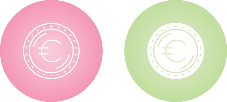 Euro Currency Vector Icon