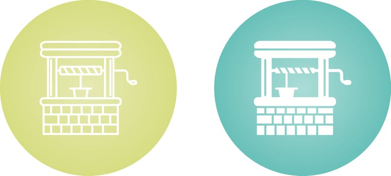 Water Well Vector Icon