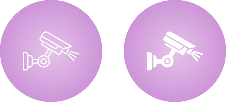 Security Camera Vector Icon