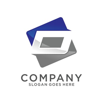 Letter D initial logo vector