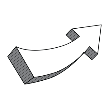 3D direction arrow png