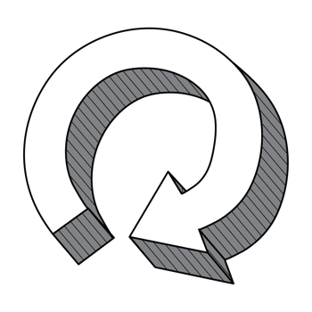 3D direction arrow png