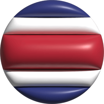 Costa rica flag circle 3D. png
