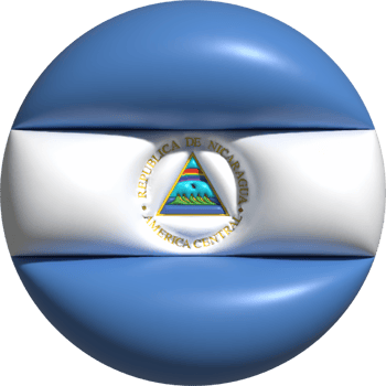 Nicaragua flag circle 3D. png