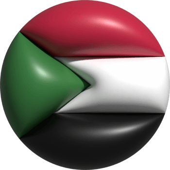 Sudan flag circle 3D. png