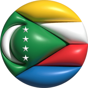 Comoros flag circle 3D. png