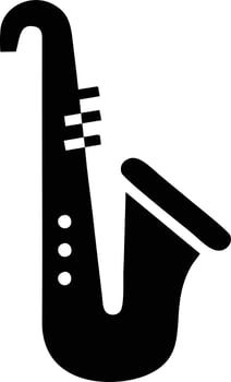 trumpet instrument icon symbol design vector image. Illustration of musical trumpet horn vector design image. EPS 10