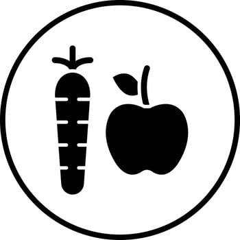 Good Eating Habits Vector Icon Style
