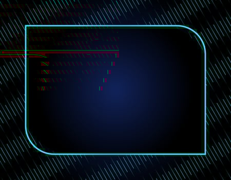 Gradient line vector design from green to blue. blank square banner design.
