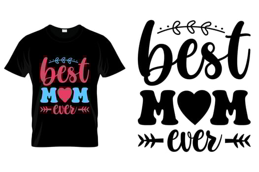 Typography Mom T-Shirt Design Vector Mother Day Quotes