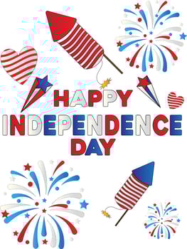 4th of july clipart vector