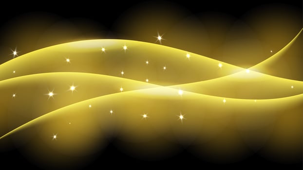 Abstract shiny wave background with stars, sparkles and glitter effects. Vector illustration