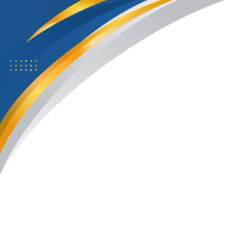 Blue and gold gradient abstract border for business or certificate png