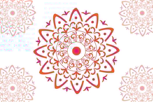Simple Mandala gradian page. Ornament round mandala. Geometric circle element. kaleidoscope, medallion, yoga, india, arabic. Abstract design template vector