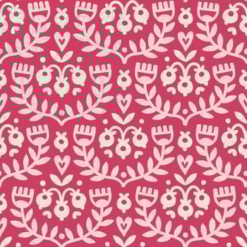 Traditional folk pattern birds for print design. vector