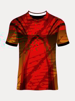 Sports jersey template for team uniforms soccer jersey racing vector