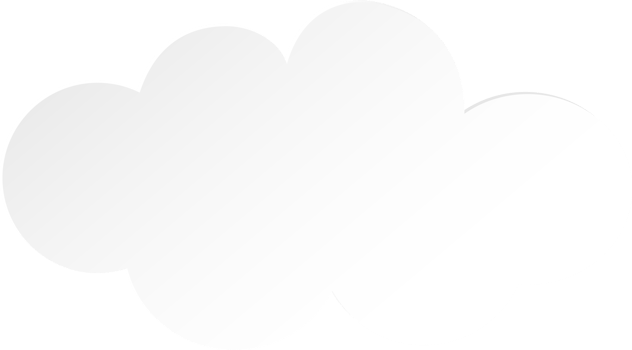 Cloud, paper art style. 3D illustration. png
