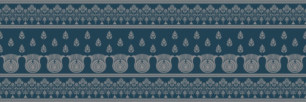 Ethnic pattern. Bandana Print. Silk neck scarf or kerchief. Design for Saree, Patola, Sari, Dupatta, textile. Tile patterns. Aztec style. Floral vintage. Bohemian Indian motif style. Clothing. Vector. vector